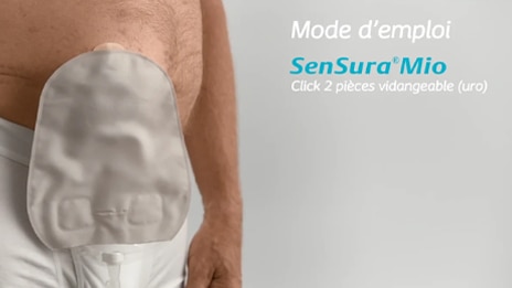 SenSura® Mio Click 2 pièces vidangeable (uro