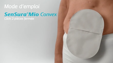 SenSura® Mio Convex Click 2 pièces fermée