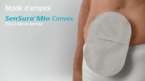 SenSura® Mio Convex Flex 2 pièces fermée